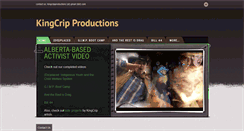 Desktop Screenshot of kingcripproductions.com