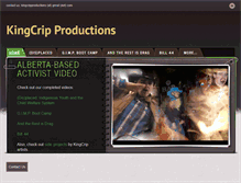 Tablet Screenshot of kingcripproductions.com